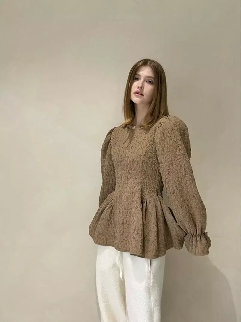140 Avenue - Korean Women Fashion - #womensfashion - Crinkle Sesil Blouse - 4