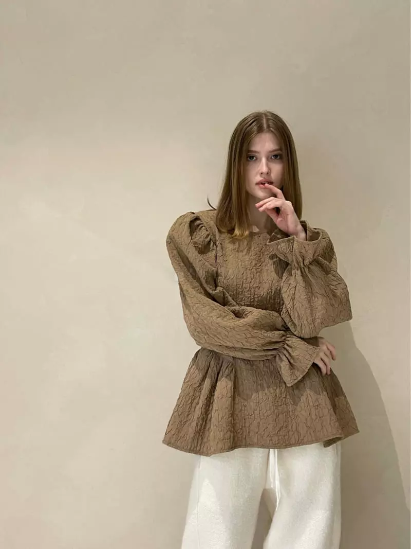 140 Avenue - Korean Women Fashion - #momslook - Crinkle Sesil Blouse - 5