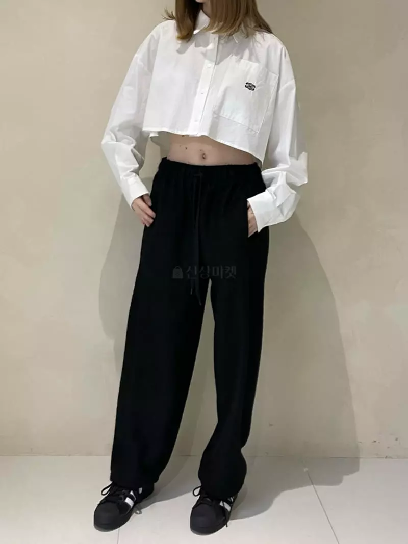 140 Avenue - Korean Women Fashion - #momslook - Shelly Crop SHirt - 4