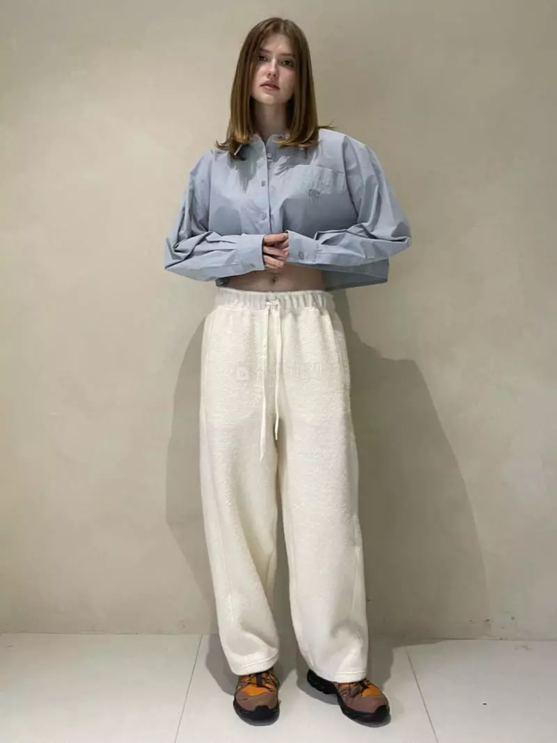 140 Avenue - Korean Women Fashion - #momslook - Shelly Crop Shirt