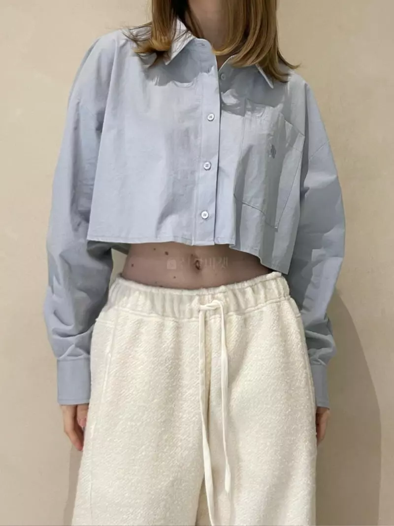 140 Avenue - Korean Women Fashion - #momslook - Shelly Crop Shirt - 2