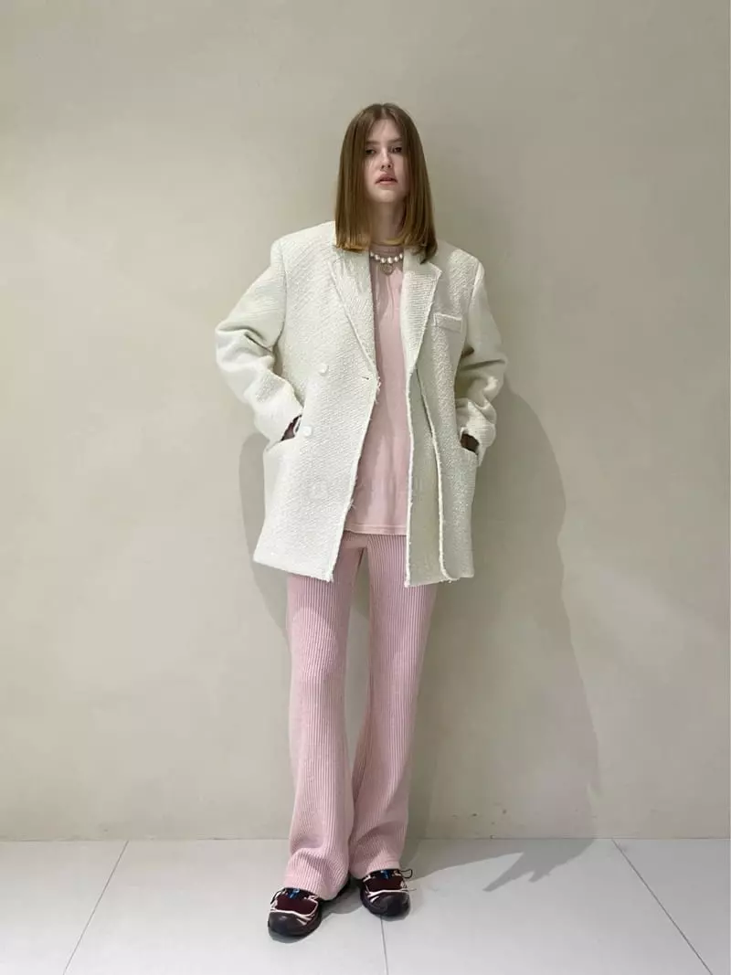 140 Avenue - Korean Women Fashion - #momslook - Layered Twid Jacket