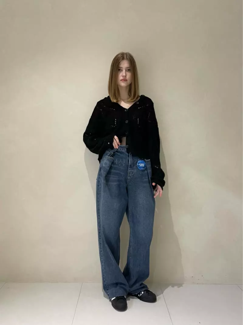 140 Avenue - Korean Women Fashion - #momslook - Arc Cable Shirt Knit  - 8