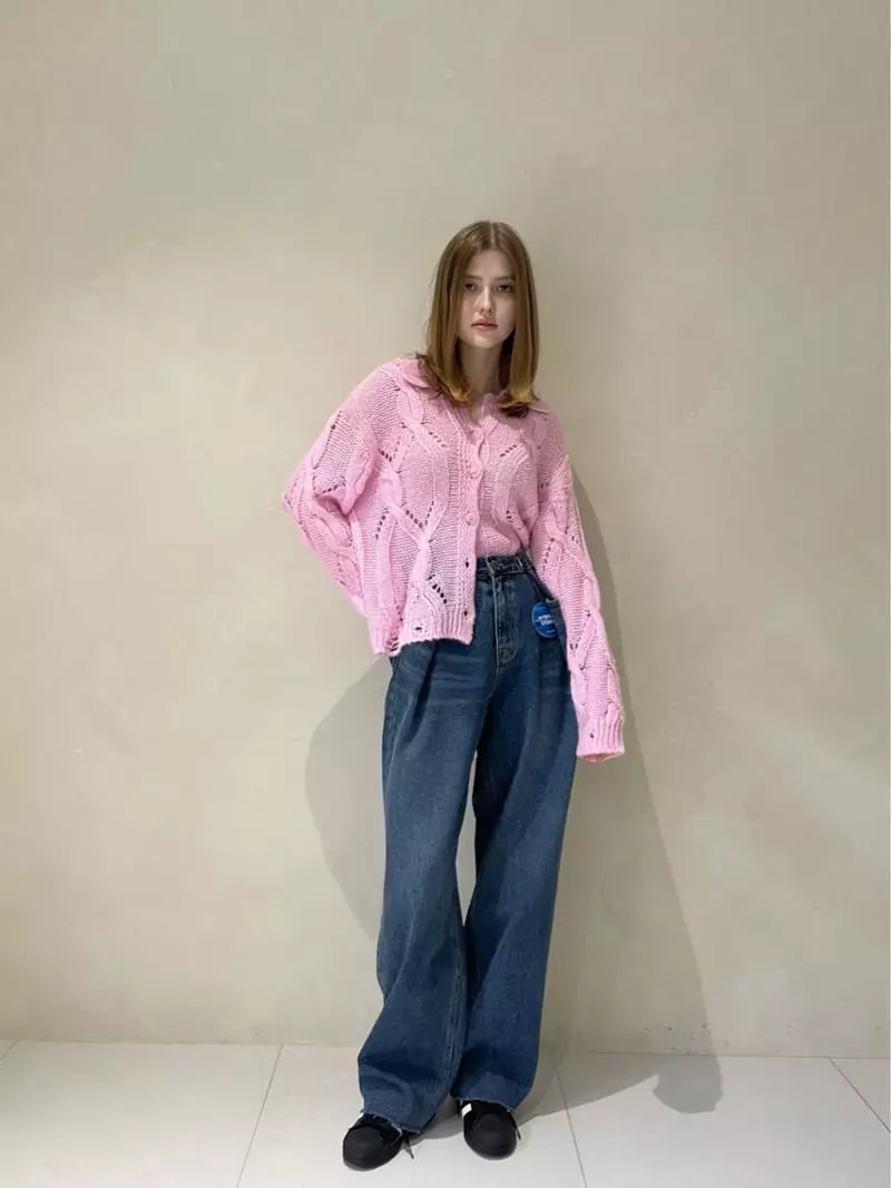 140 Avenue - Korean Women Fashion - #momslook - Arc Cable Knit Shirt - 7