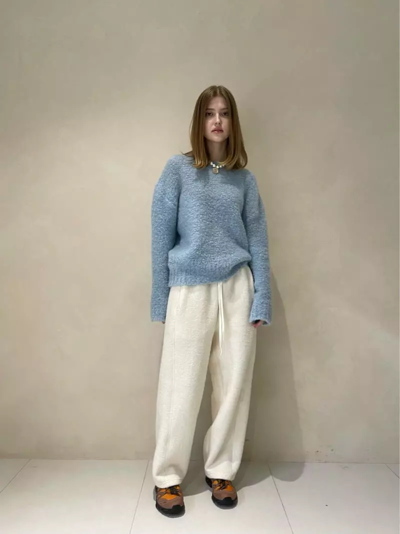 140 Avenue - Korean Women Fashion - #momslook - Kid Bookle Round Knit Tee - 6