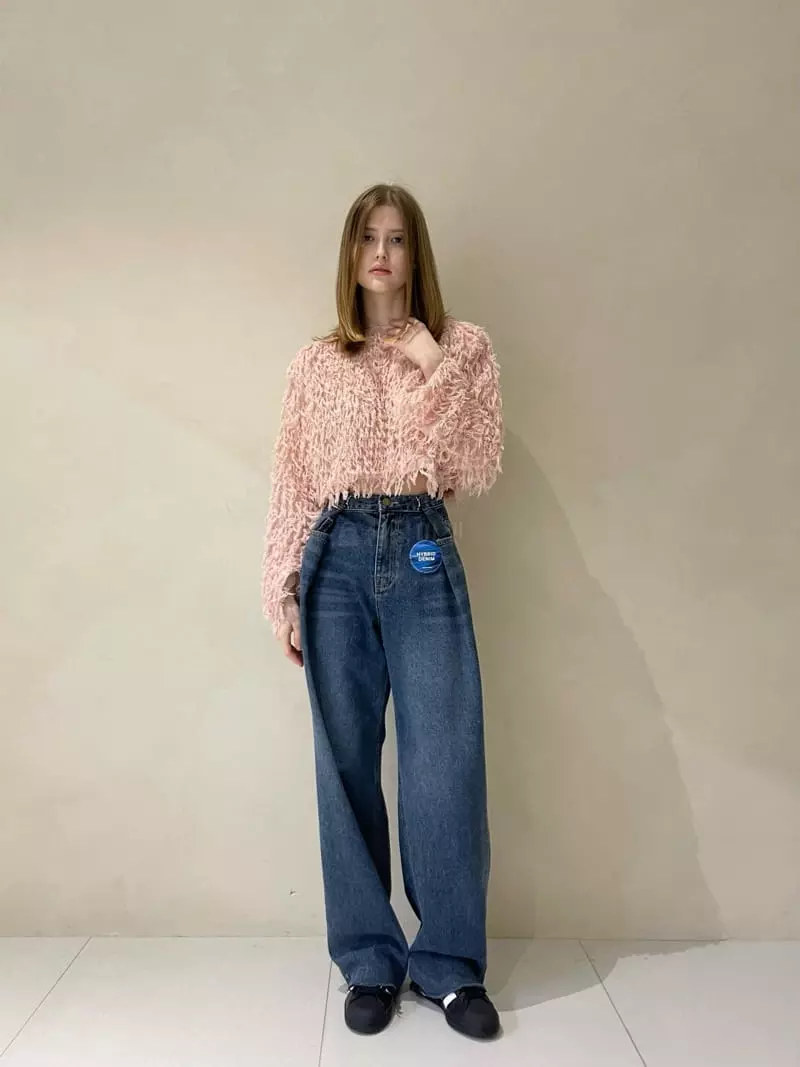 140 Avenue - Korean Women Fashion - #thelittlethings - Wide Hook Jeans - 4
