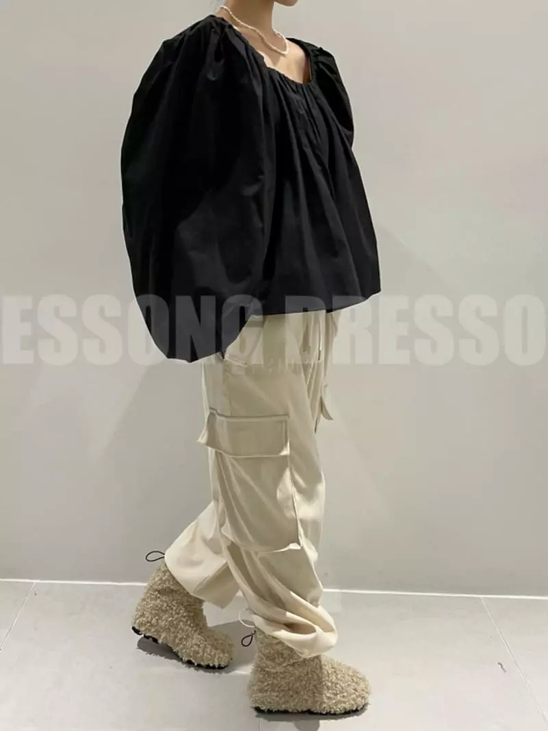 140 Avenue - Korean Women Fashion - #pursuepretty - Tren Pleats Blouse - 11