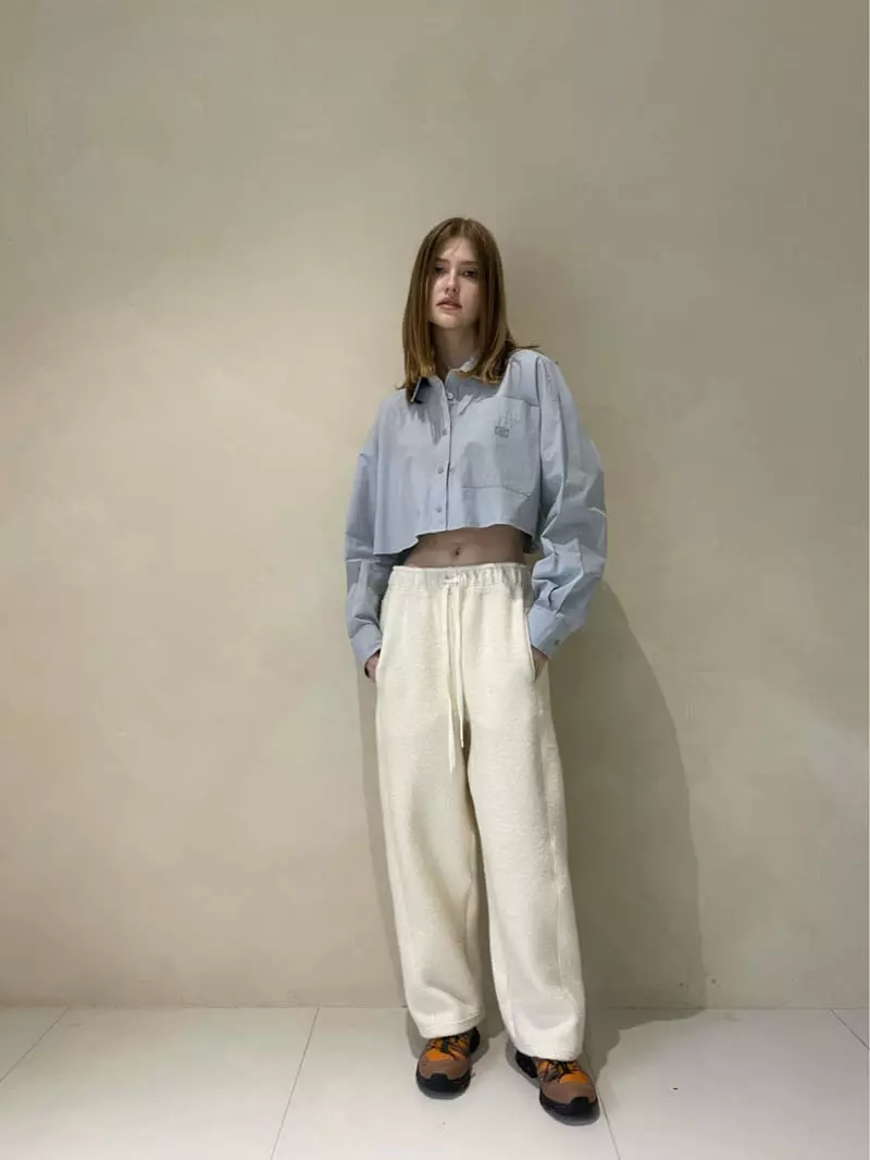 140 Avenue - Korean Women Fashion - #pursuepretty - Shelly Crop Shirt - 7