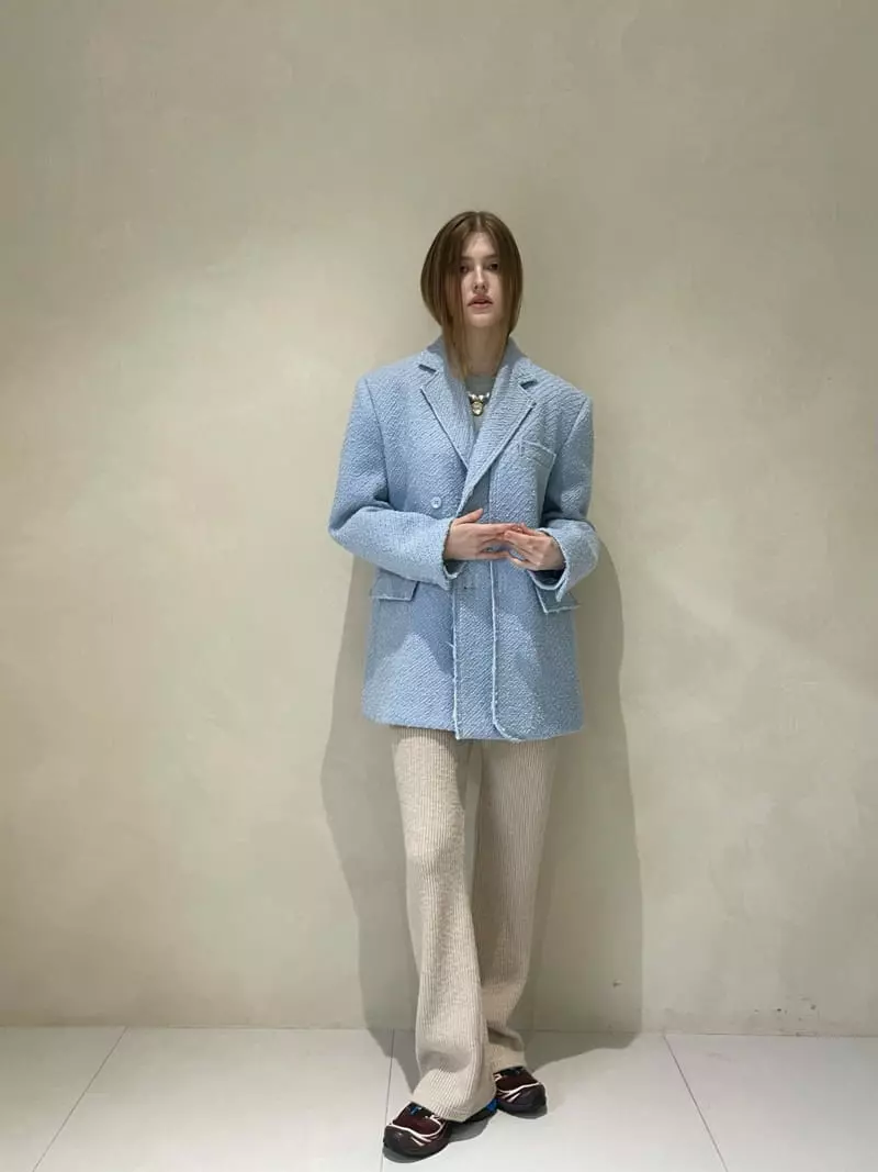 140 Avenue - Korean Women Fashion - #pursuepretty - Layered Twid Jacket - 5