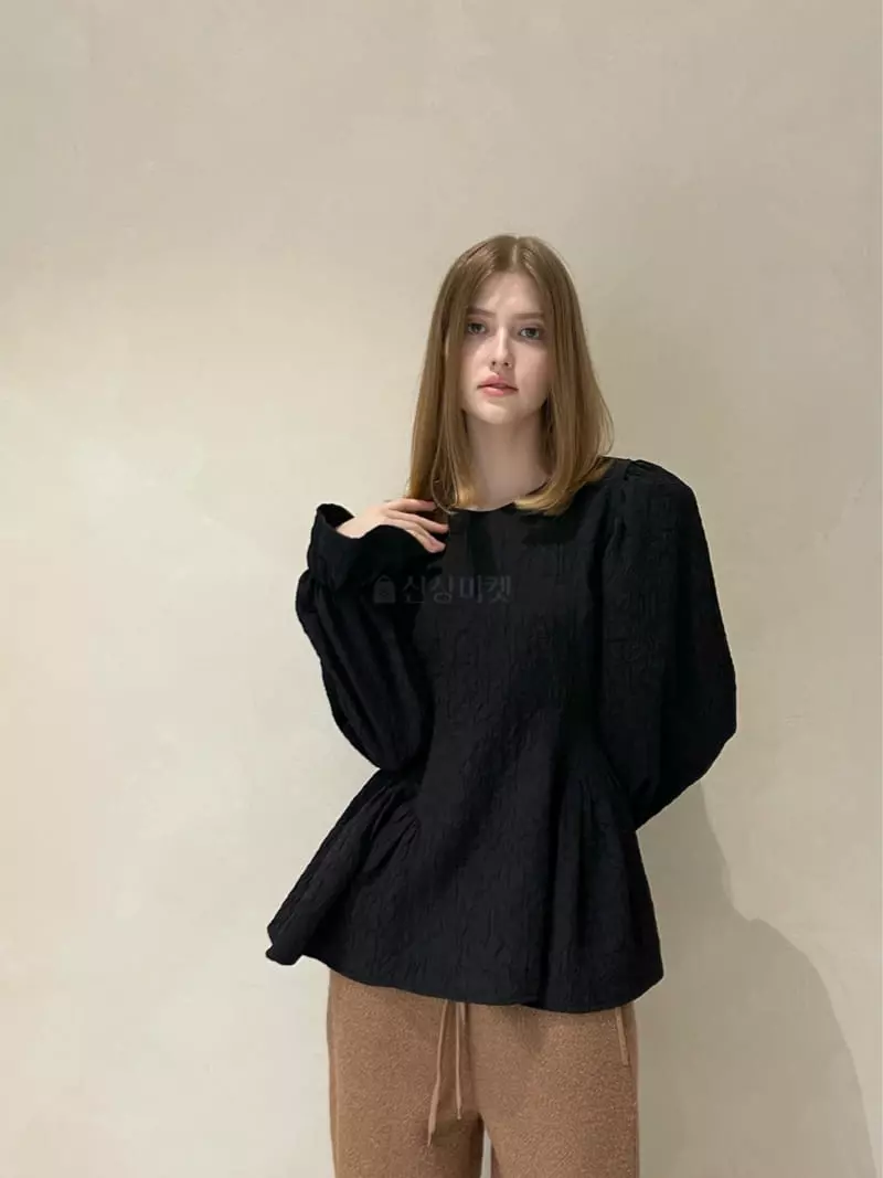 140 Avenue - Korean Women Fashion - #romanticstyle - Crinkle Sesil Blouse - 12
