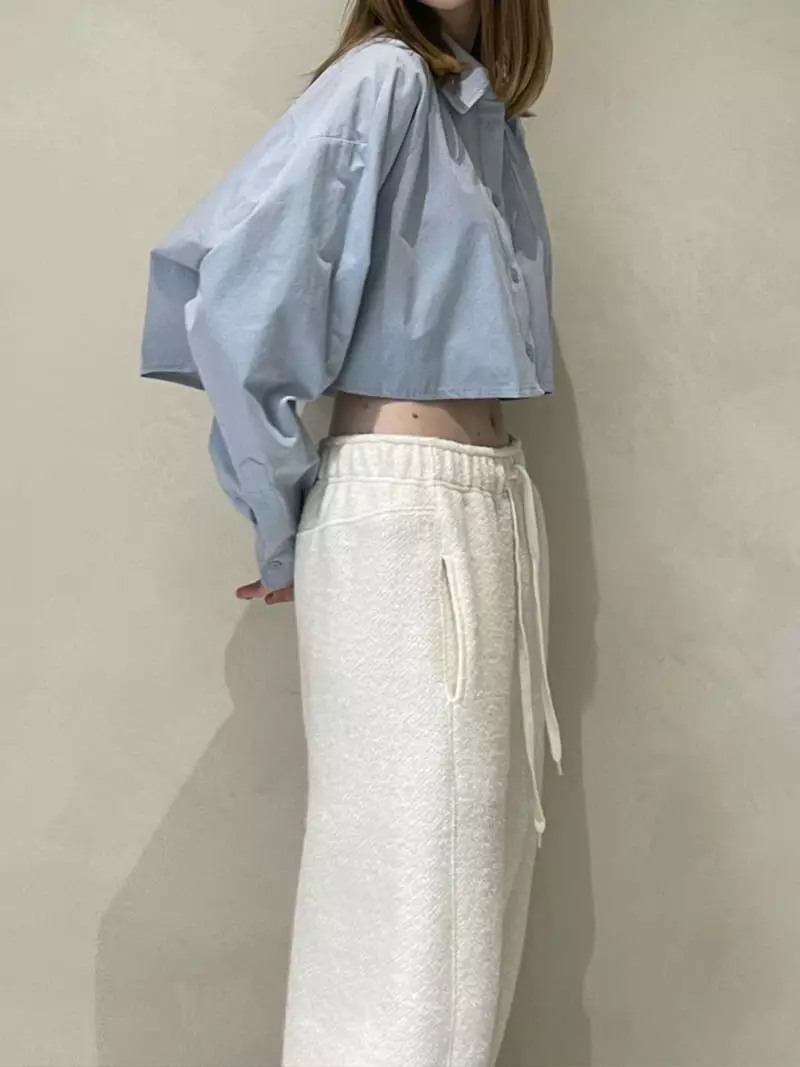 140 Avenue - Korean Women Fashion - #romanticstyle - Shelly Crop Shirt - 9