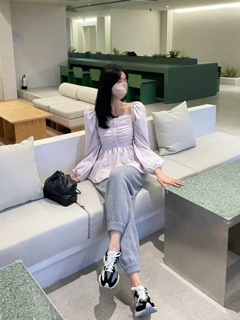140 Avenue - Korean Women Fashion - #shopsmall - Liy Shirring Blouse - 10