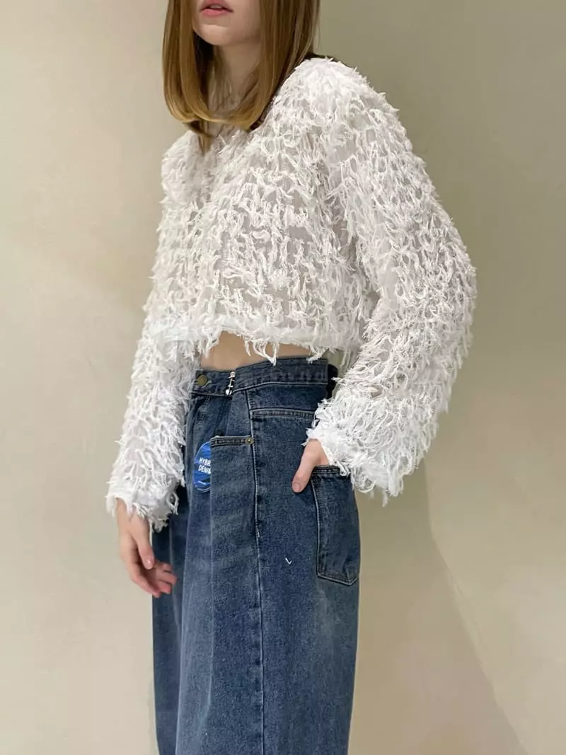 140 Avenue - Korean Women Fashion - #shopsmall - Crop Tee - 2