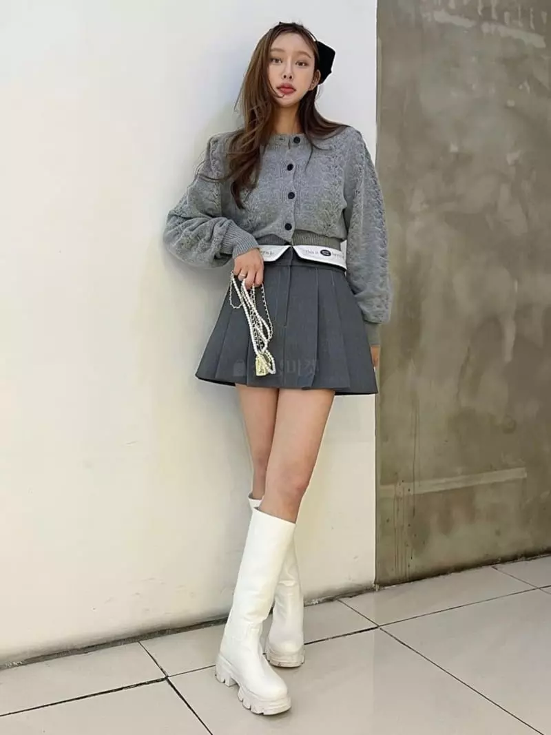 140 Avenue - Korean Women Fashion - #thatsdarling - Leave Knit Cardigan