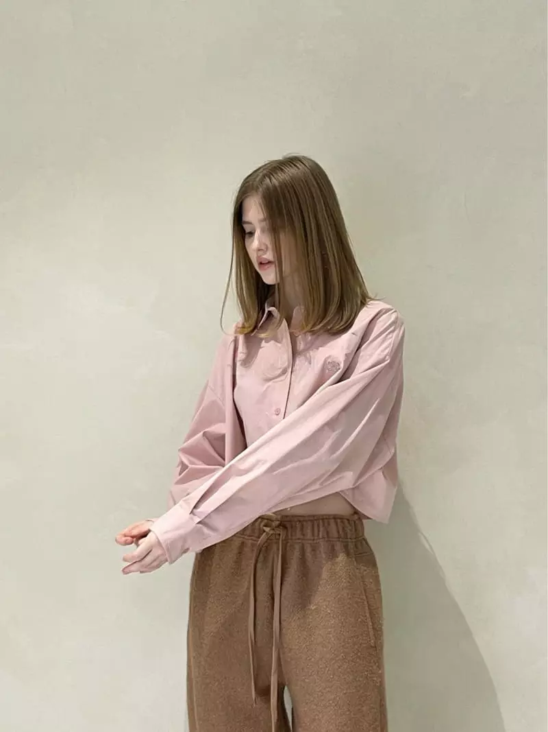 140 Avenue - Korean Women Fashion - #thatsdarling - Shelly Crop SHirt - 12