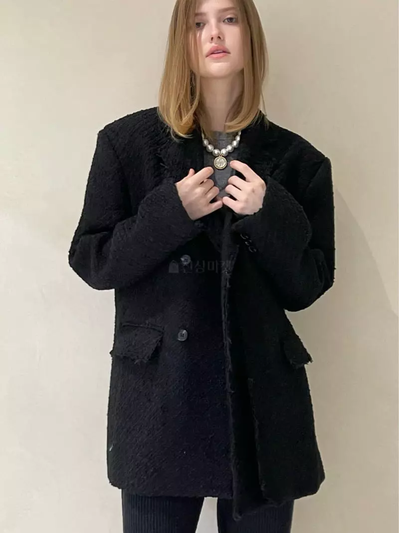 140 Avenue - Korean Women Fashion - #thelittlethings - Layered Twid Jacket - 10