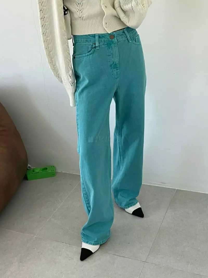 140 Avenue - Korean Women Fashion - #vintageinspired - Dyeing Pants - 7