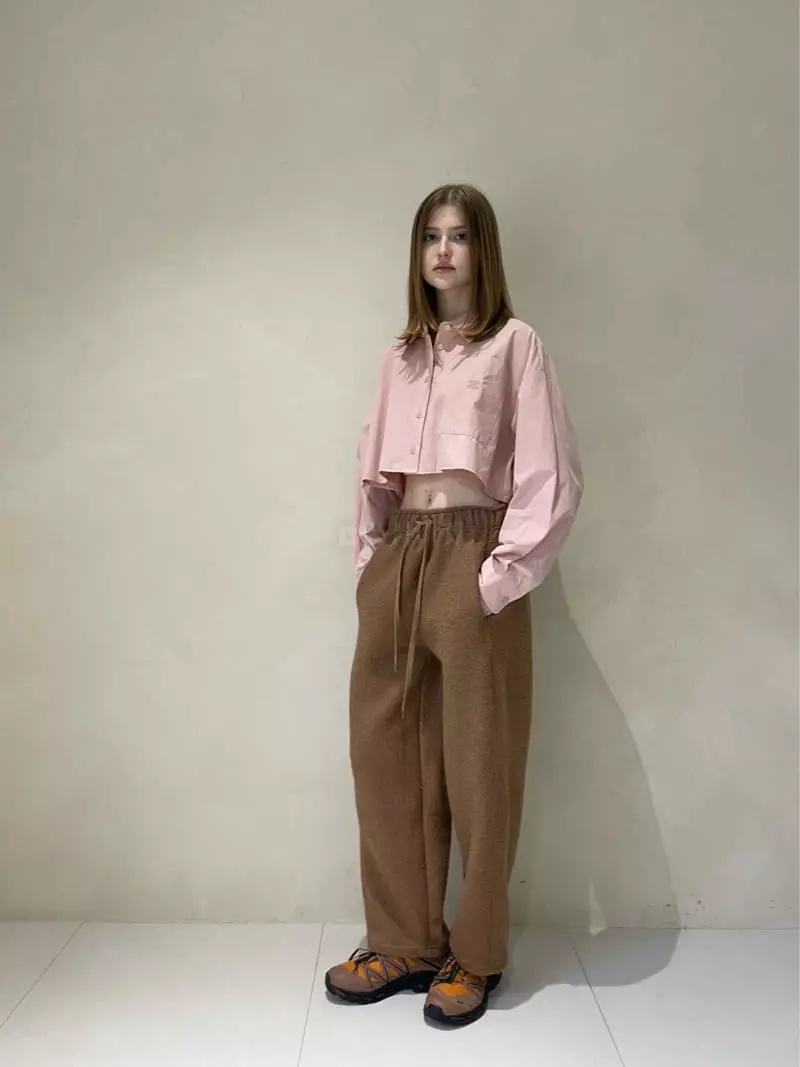 140 Avenue - Korean Women Fashion - #vintageinspired - Shelly Crop SHirt - 6