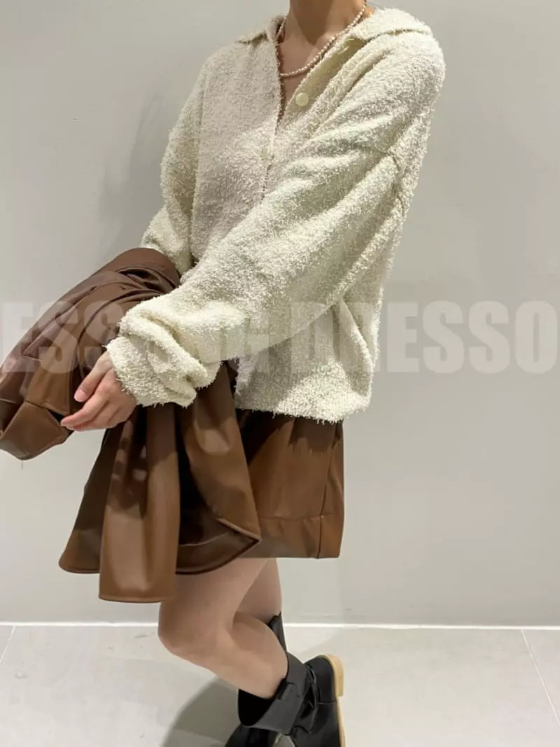 140 Avenue - Korean Women Fashion - #vintagekidsstyle - Tail Knit Shirt Cardigan - 12