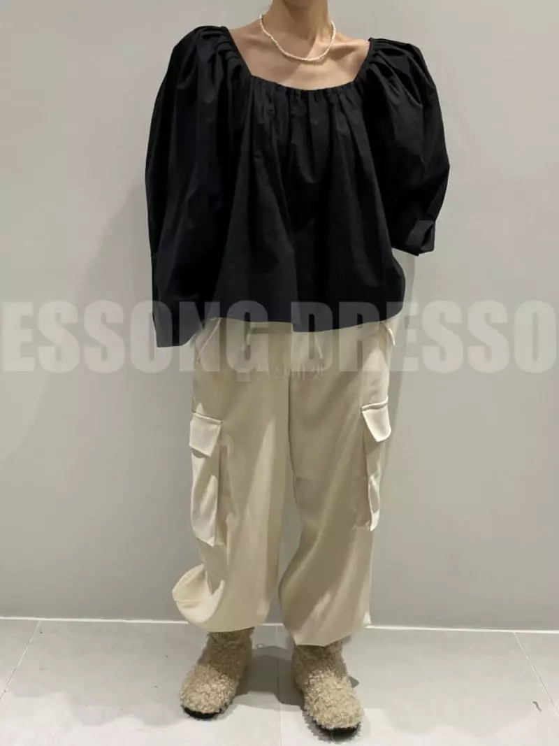 140 Avenue - Korean Women Fashion - #vintagekidsstyle - Tren Pleats Blouse - 10