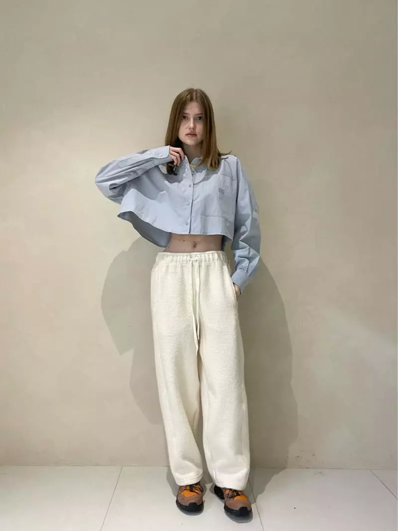 140 Avenue - Korean Women Fashion - #vintagekidsstyle - Shelly Crop Shirt - 6