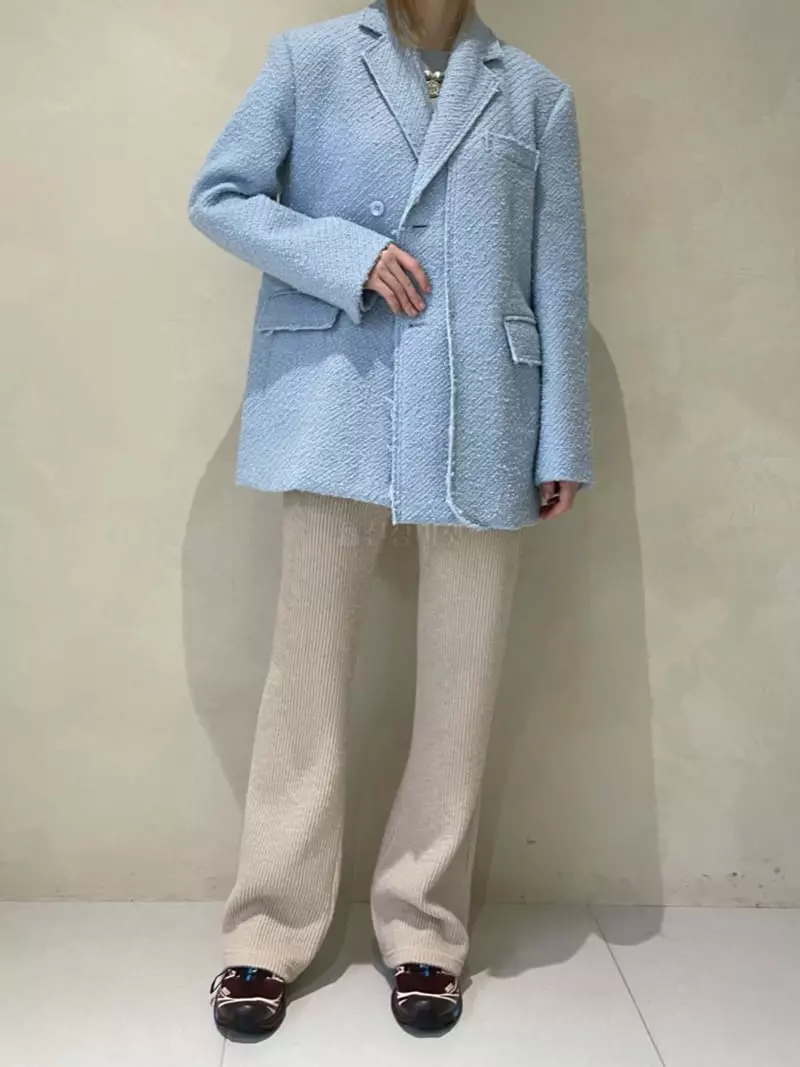140 Avenue - Korean Women Fashion - #vintageinspired - Layered Twid Jacket - 4
