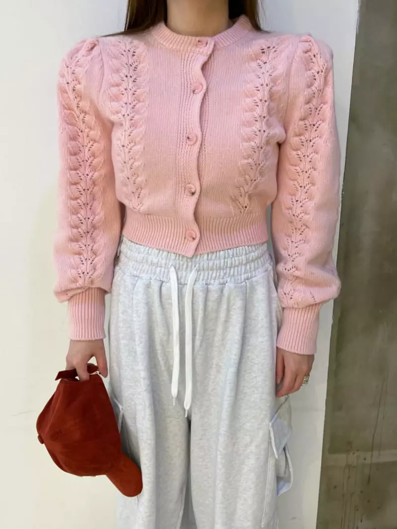 140 Avenue - Korean Women Fashion - #womensfashion - Leave Knit Cardigan - 12