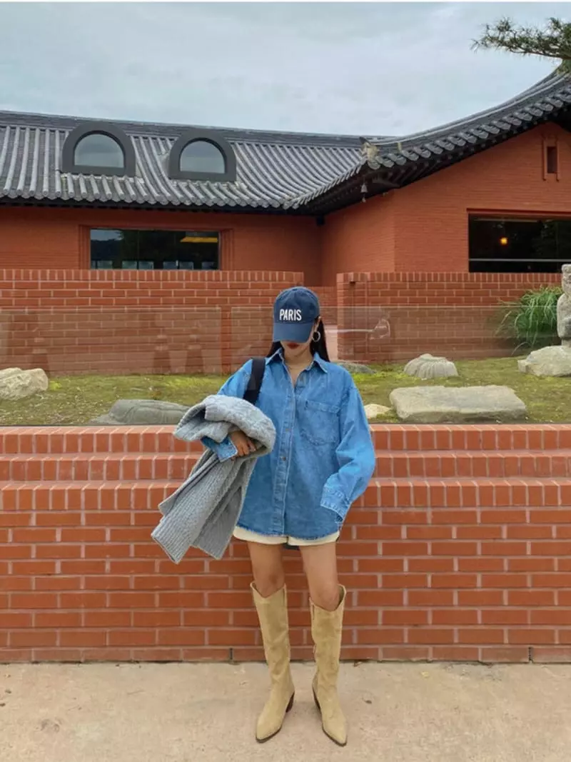 140 Avenue - Korean Women Fashion - #womensfashion - Denim Shirt - 10