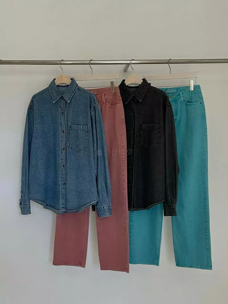 140 Avenue - Korean Women Fashion - #womensfashion - Denim Shirt - 12