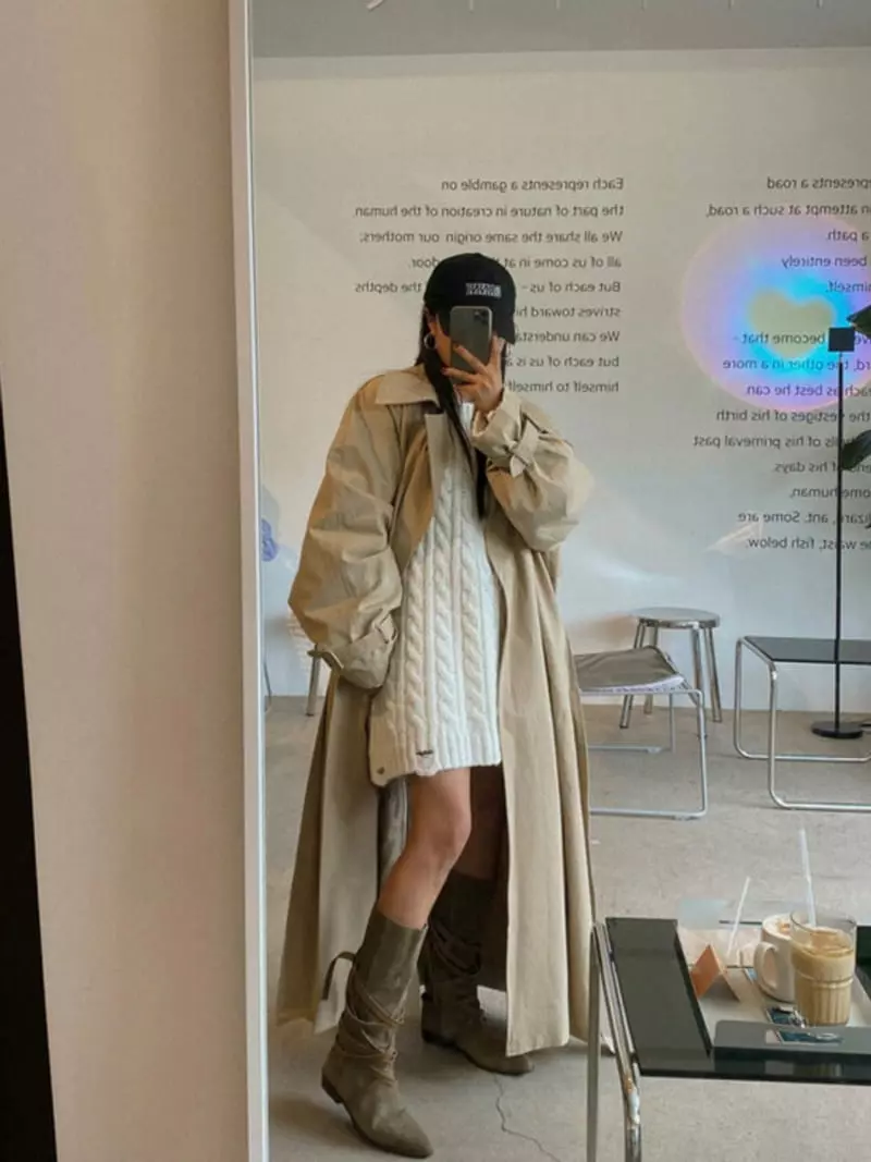140 Avenue - Korean Women Fashion - #womensfashion - Monble Trench Coat