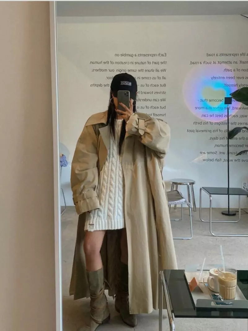 140 Avenue - Korean Women Fashion - #womensfashion - Monble Trench Coat - 3