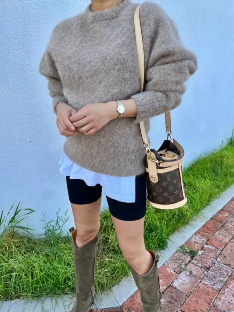 140 Avenue - Korean Women Fashion - #womensfashion - Peret Whole Gament Knit Tee - 2