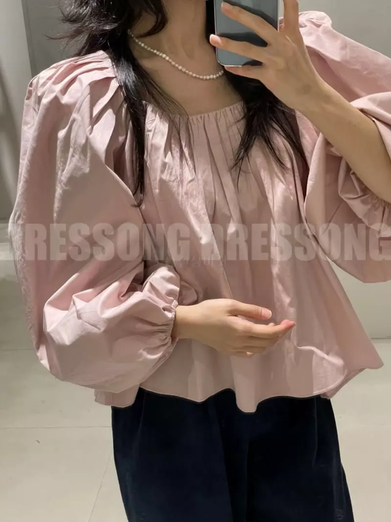 140 Avenue - Korean Women Fashion - #womensfashion - Tren Pleats Blouse - 2