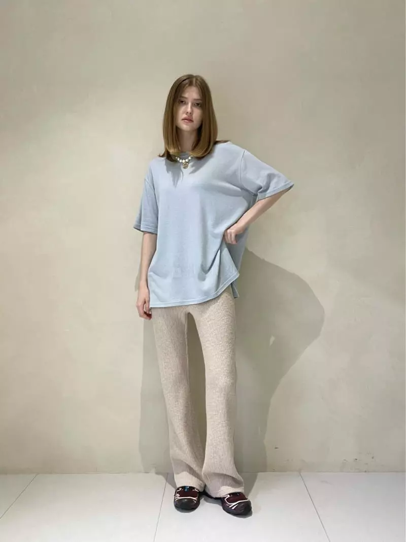 140 Avenue - Korean Women Fashion - #womensfashion - Fleece Loe Slit Tee