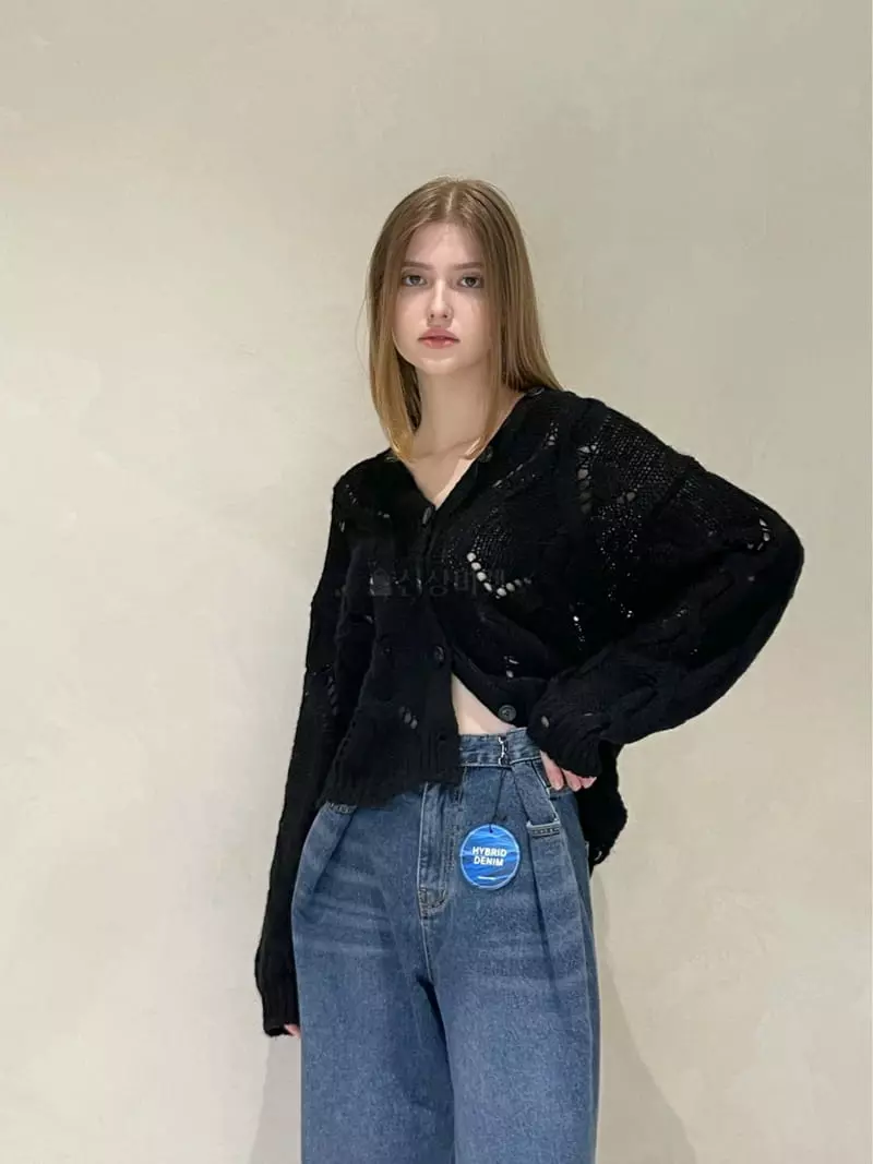 140 Avenue - Korean Women Fashion - #womensfashion - Arc Cable Shirt Knit  - 9