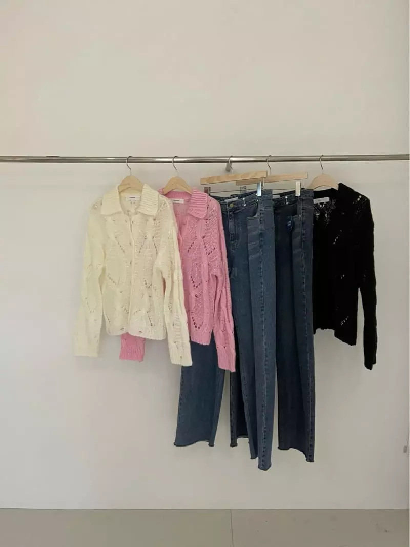 140 Avenue - Korean Women Fashion - #womensfashion - Arc Cable Knit Shirt - 8