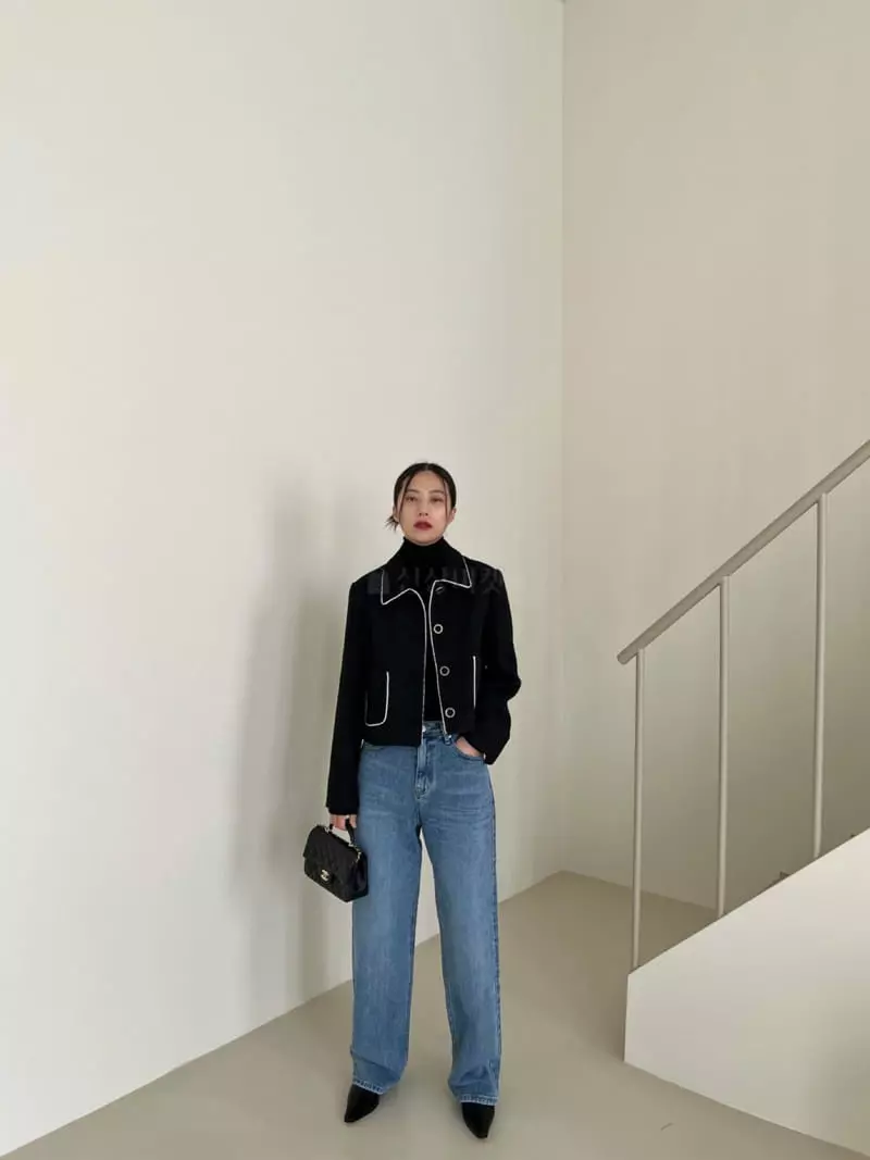3.Another - Korean Women Fashion - #momslook - Washing Jeans - 9