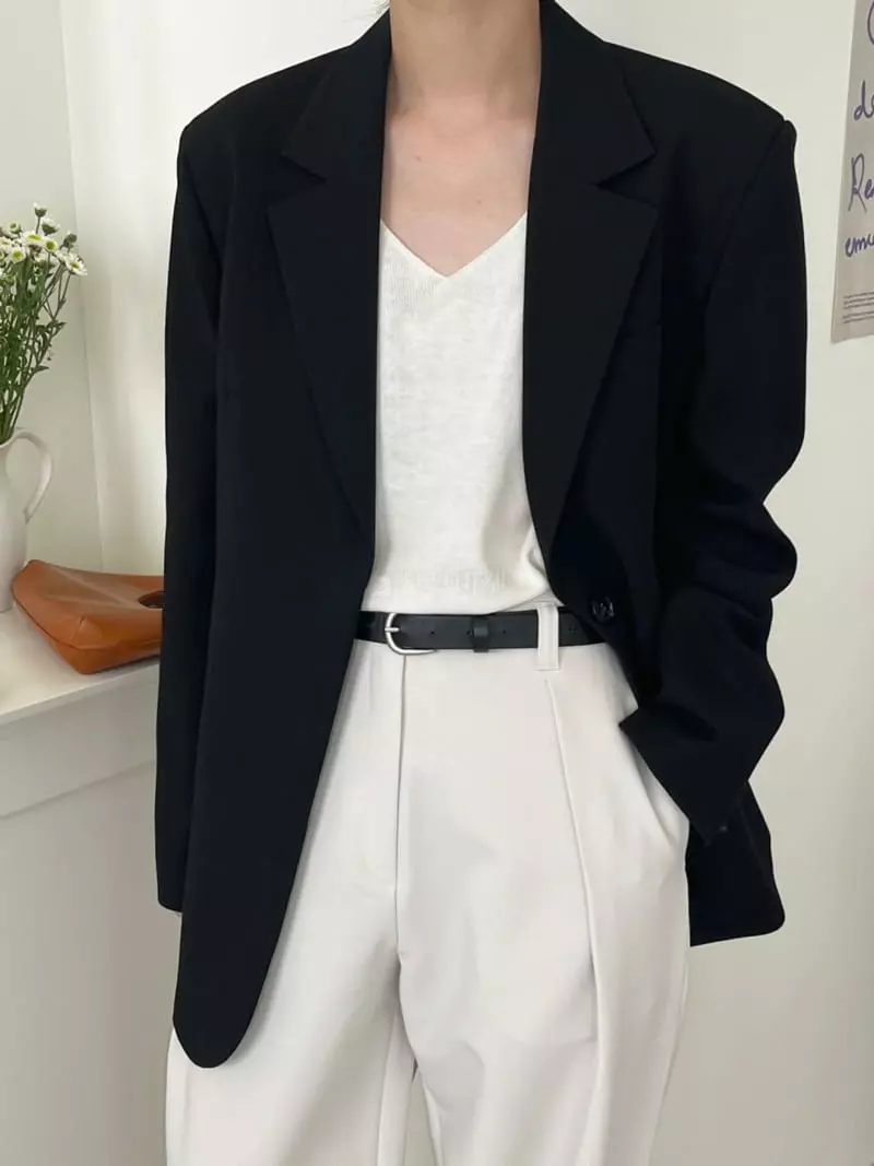 3.Another - Korean Women Fashion - #momslook - Hidden Jacket - 8