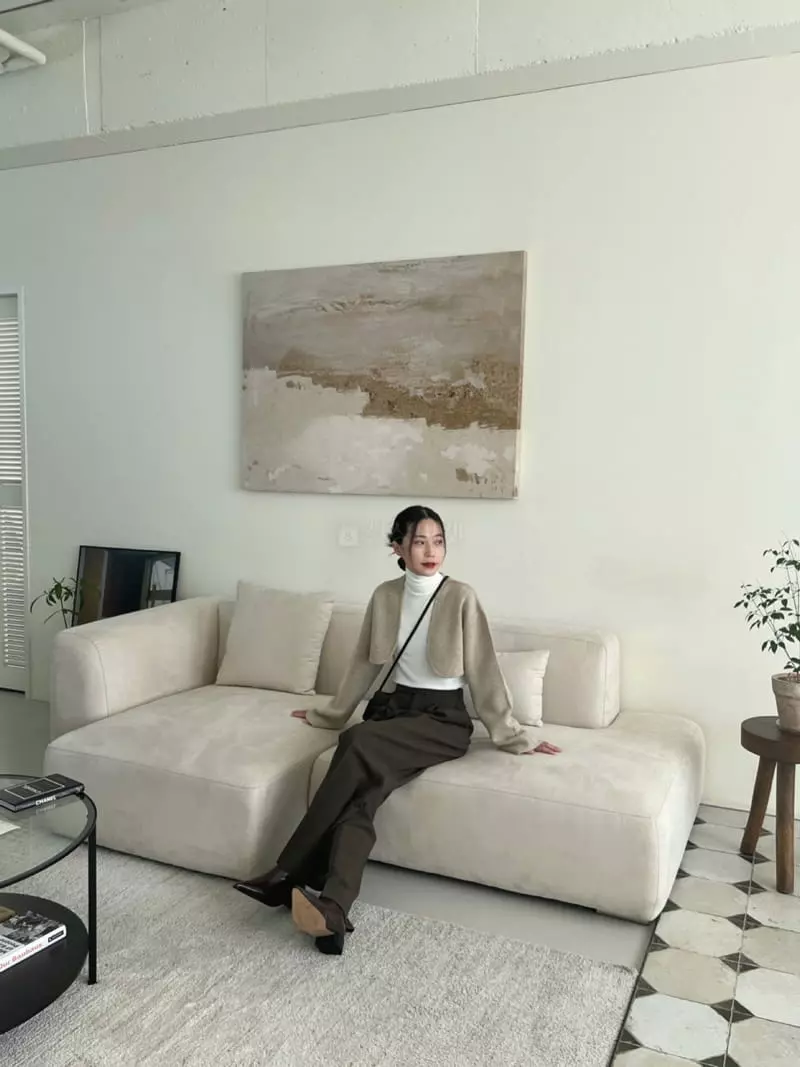 3.Another - Korean Women Fashion - #momslook - Bolero Cardigan - 10