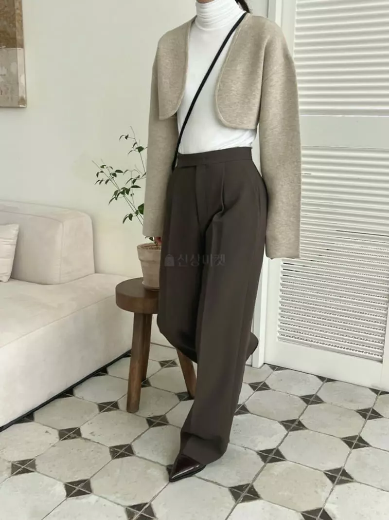 3.Another - Korean Women Fashion - #momslook - Bolero Cardigan - 12