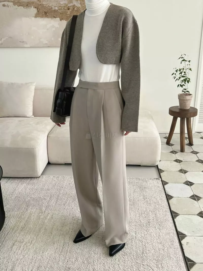 3.Another - Korean Women Fashion - #momslook - Bolero Cardigan - 2