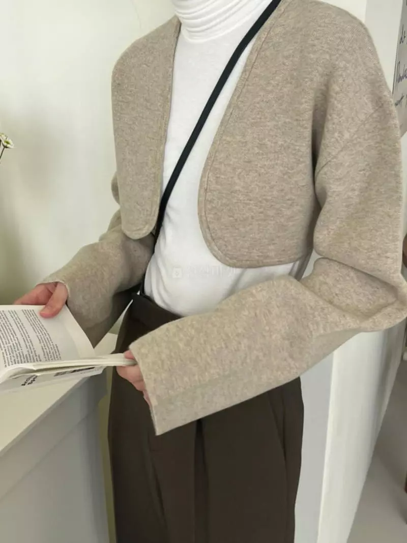3.Another - Korean Women Fashion - #momslook - Bolero Cardigan - 6
