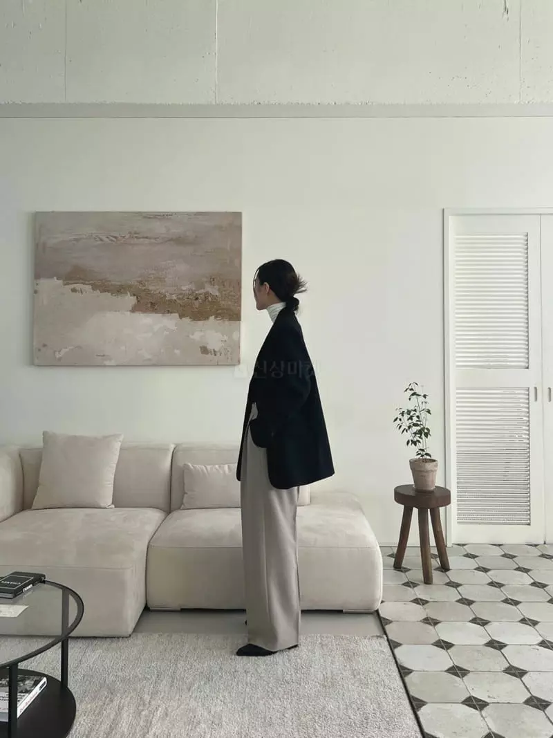 3.Another - Korean Women Fashion - #momslook - One Pleats Pants