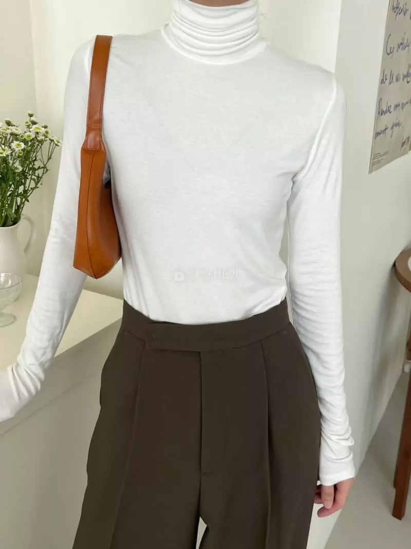 3.Another - Korean Women Fashion - #momslook - One Pleats Pants - 11