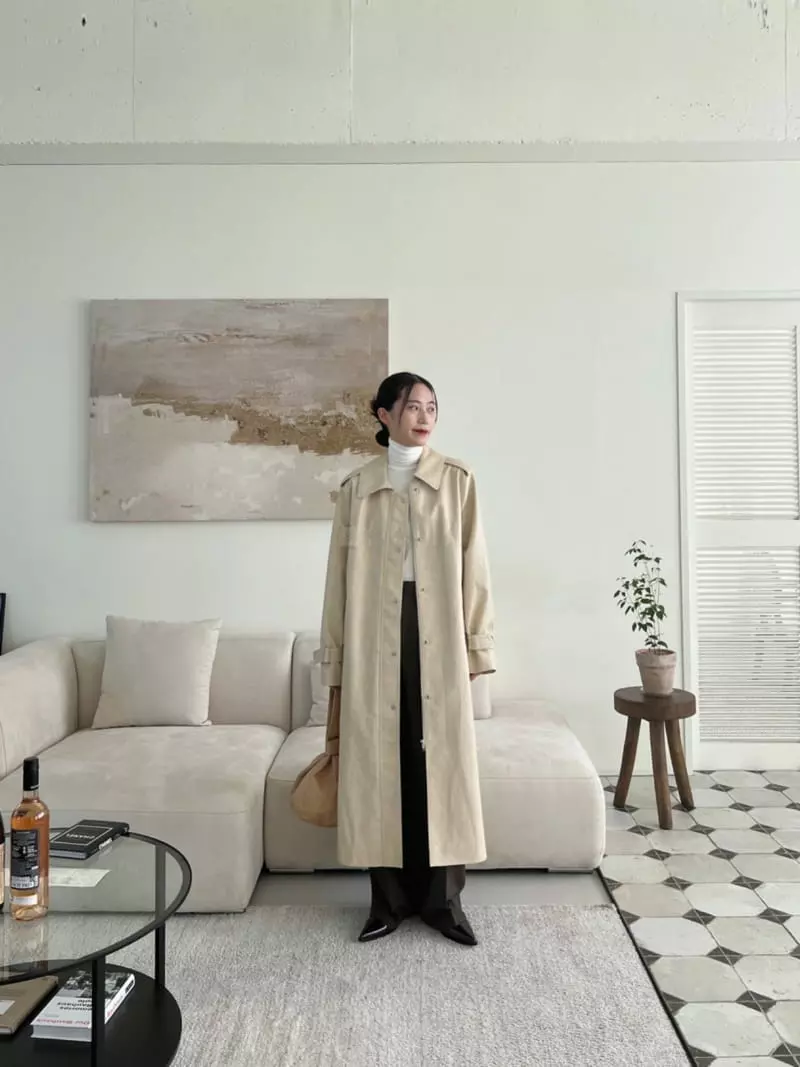 3.Another - Korean Women Fashion - #momslook - Leather Coat - 8