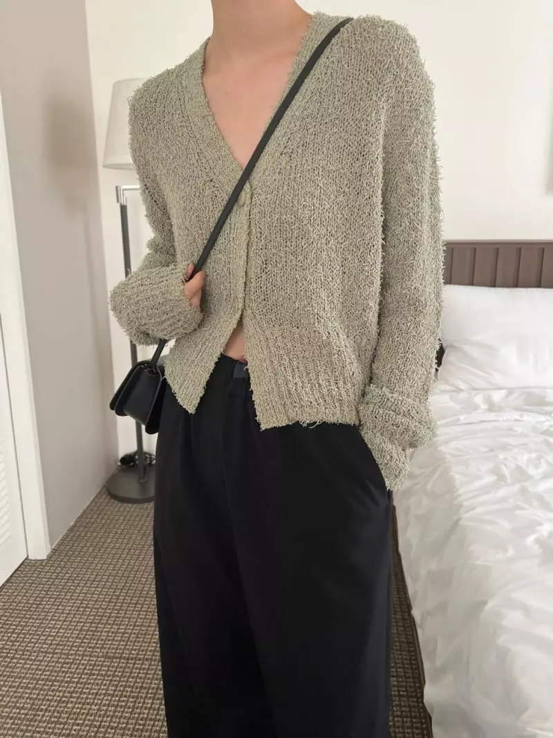 3.Another - Korean Women Fashion - #momslook - Tail Cardigan - 12