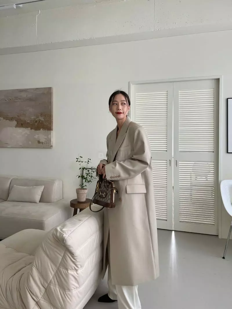 3.Another - Korean Women Fashion - #momslook - Picked Coat - 10