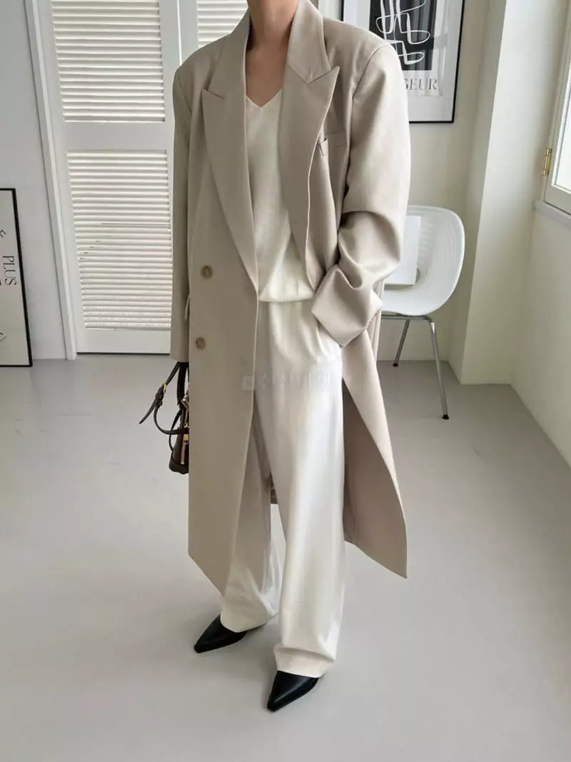 3.Another - Korean Women Fashion - #momslook - Picked Coat - 2
