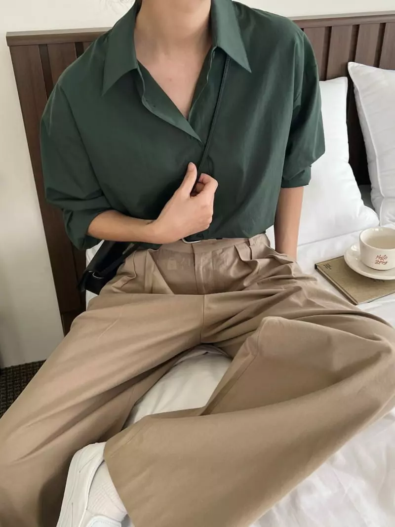 3.Another - Korean Women Fashion - #momslook - Detail Shirt - 11