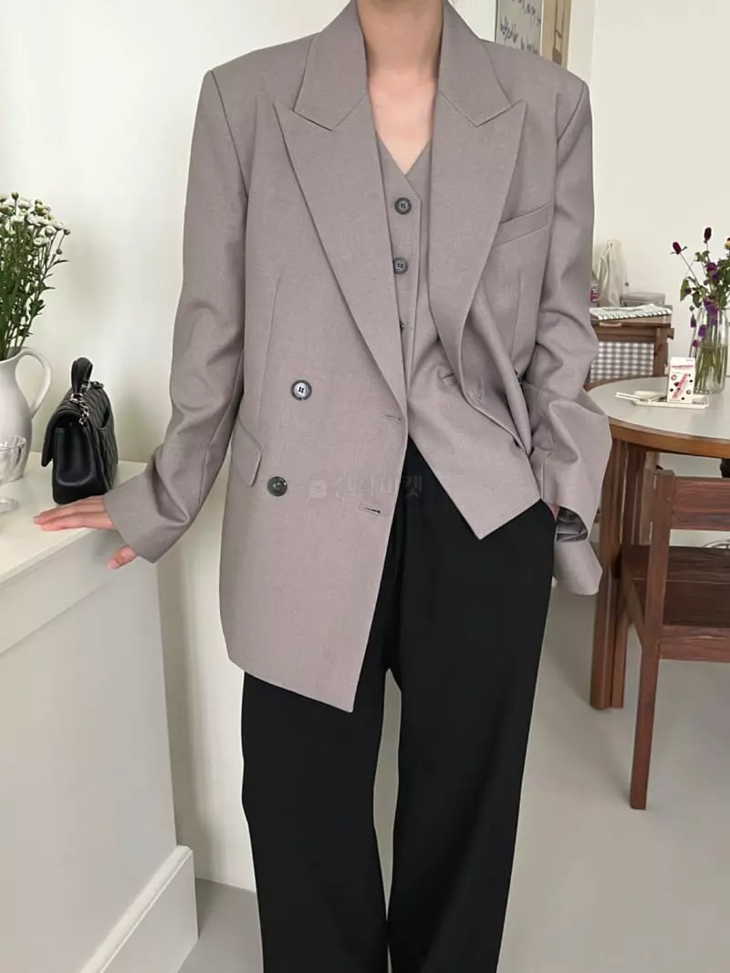 3.Another - Korean Women Fashion - #momslook - Pict Jacket - 7